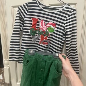 Love Grinch 2-Piece Outfit for Girls